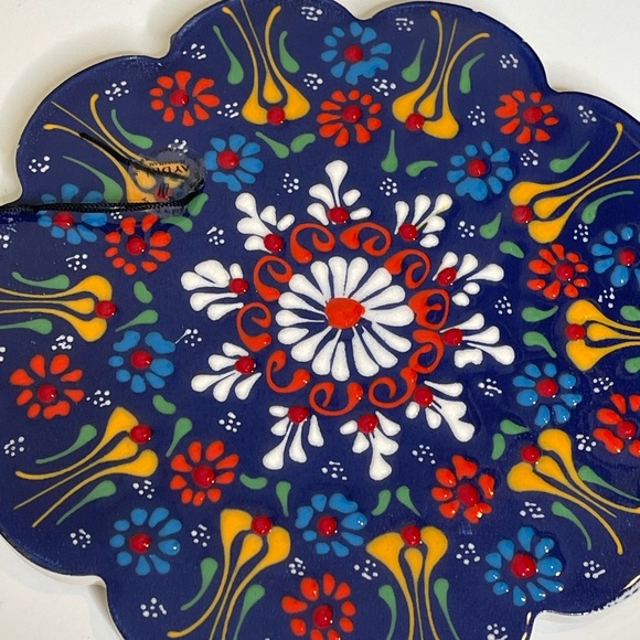 AYDIN LARGE TURKISH CERAMIC COASTER - Picture 1 of 6